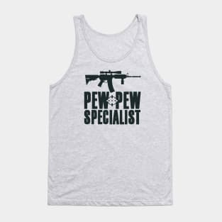 Pew Pew Specialist Airsoft/Paintball Tank Top